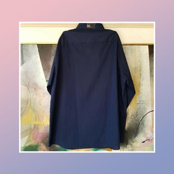 NWT VanHeusen slim fit, long sleeve button size 18 - Picture 2 of 10